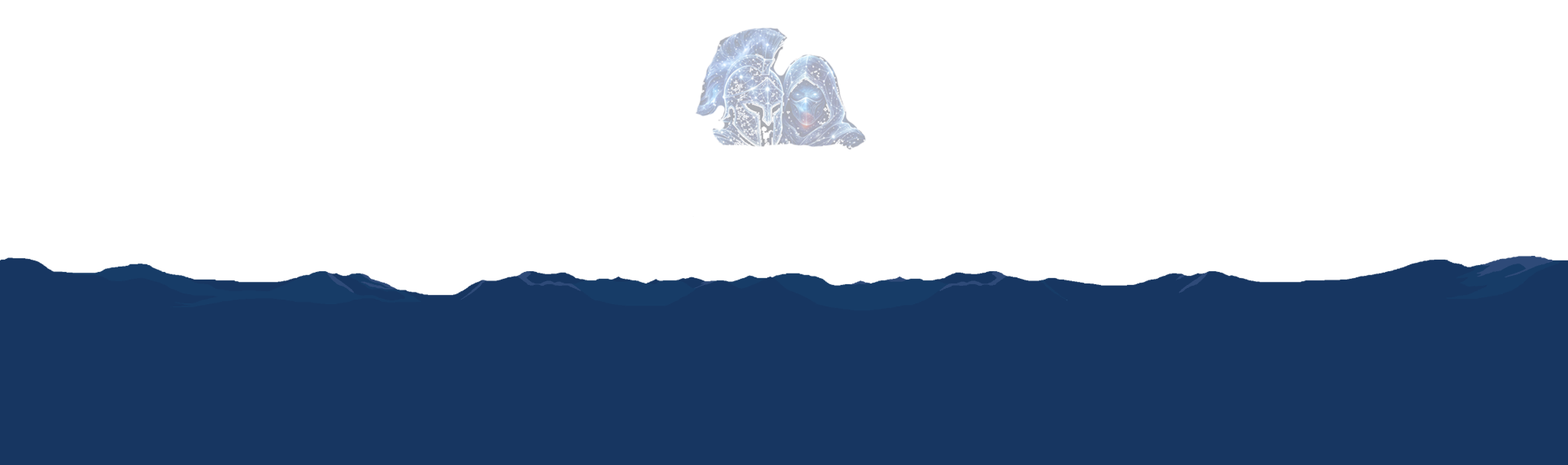 Mid landscape layer with embedded studio logo